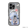 スリムプロテクションプレミアムケース with MagSafe［ NARUTO -ナルト- 疾風伝 - ステッカー - うちはサスケ ］