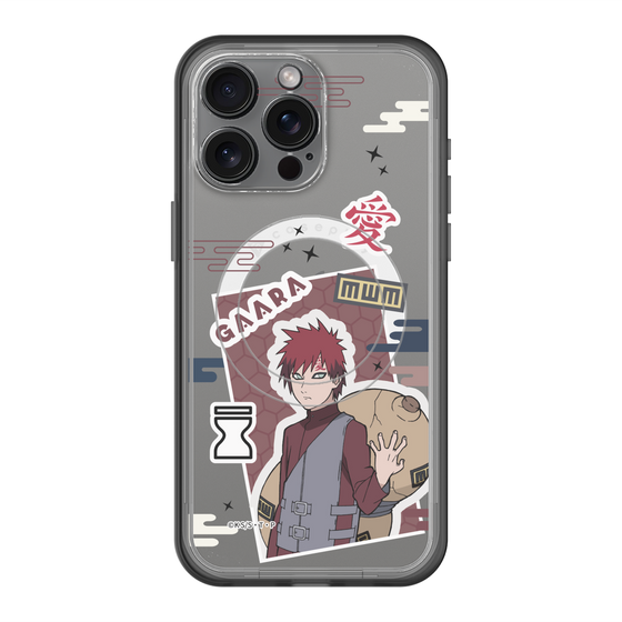 スリムプロテクションプレミアムケース with MagSafe［ NARUTO -ナルト- 疾風伝 - ステッカー - 我愛羅 ］