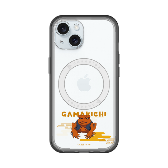 スリムプロテクションプレミアムケース with MagSafe［ NARUTO -ナルト- 疾風伝 - ガマ吉 ］