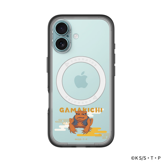 スリムプロテクションプレミアムケース with MagSafe［ NARUTO -ナルト- 疾風伝 - ガマ吉 ］