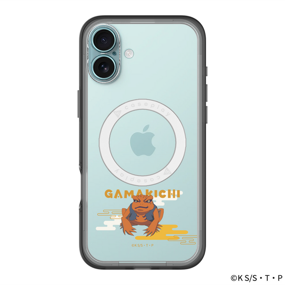 スリムプロテクションプレミアムケース with MagSafe［ NARUTO -ナルト- 疾風伝 - ガマ吉 ］