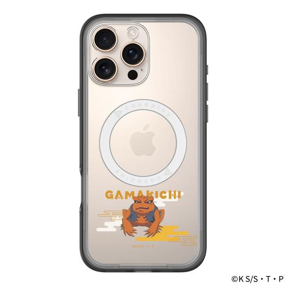 スリムプロテクションプレミアムケース with MagSafe［ NARUTO -ナルト- 疾風伝 - ガマ吉 ］