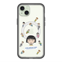スリムプロテクションプレミアムケース with MagSafe［ ちびまる子ちゃん - まる子とお友達 - クリア ］
