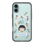 スリムプロテクションプレミアムケース with MagSafe［ ちびまる子ちゃん - まる子とお友達 - クリア ］