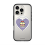 スリムプロテクションプレミアムケース with MagSafe［ ELLE×ポムポムプリン - ハート - ブルー ］