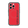 スリムプロテクションプレミアムケース with MagSafe［ SUPER PRIVATE - ロゴ - Red&Black ］