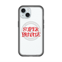 スリムプロテクションプレミアムケース with MagSafe［ SUPER PRIVATE - ロゴ - Metal ］