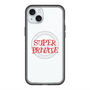 スリムプロテクションプレミアムケース with MagSafe［ SUPER PRIVATE - ロゴ - Metal ］