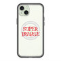 スリムプロテクションプレミアムケース with MagSafe［ SUPER PRIVATE - ロゴ - Metal ］