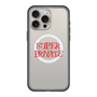 スリムプロテクションプレミアムケース with MagSafe［ SUPER PRIVATE - ロゴ - Metal ］