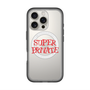 スリムプロテクションプレミアムケース with MagSafe［ SUPER PRIVATE - ロゴ - Metal ］