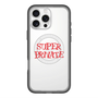 スリムプロテクションプレミアムケース with MagSafe［ SUPER PRIVATE - ロゴ - Metal ］