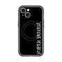 スリムプロテクションプレミアムケース with MagSafe［ SUPER PRIVATE - ロゴ - Black ］