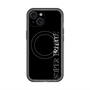スリムプロテクションプレミアムケース with MagSafe［ SUPER PRIVATE - ロゴ - Black ］