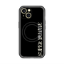 スリムプロテクションプレミアムケース with MagSafe［ SUPER PRIVATE - ロゴ - Black ］