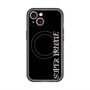 スリムプロテクションプレミアムケース with MagSafe［ SUPER PRIVATE - ロゴ - Black ］