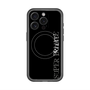 スリムプロテクションプレミアムケース with MagSafe［ SUPER PRIVATE - ロゴ - Black ］