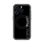 スリムプロテクションプレミアムケース with MagSafe［ SUPER PRIVATE - ロゴ - Black ］
