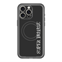 スリムプロテクションプレミアムケース with MagSafe［ SUPER PRIVATE - ロゴ - Black ］