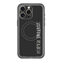 スリムプロテクションプレミアムケース with MagSafe［ SUPER PRIVATE - ロゴ - Black ］