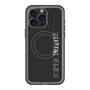 スリムプロテクションプレミアムケース with MagSafe［ SUPER PRIVATE - ロゴ - Black ］