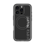 スリムプロテクションプレミアムケース with MagSafe［ SUPER PRIVATE - ロゴ - Black ］