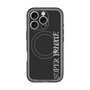 スリムプロテクションプレミアムケース with MagSafe［ SUPER PRIVATE - ロゴ - Black ］