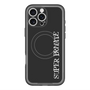 スリムプロテクションプレミアムケース with MagSafe［ SUPER PRIVATE - ロゴ - Black ］