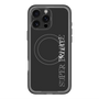 スリムプロテクションプレミアムケース with MagSafe［ SUPER PRIVATE - ロゴ - Black ］