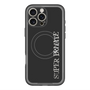 スリムプロテクションプレミアムケース with MagSafe［ SUPER PRIVATE - ロゴ - Black ］