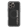 スリムプロテクションプレミアムケース with MagSafe［ SUPER PRIVATE - ロゴ - Black ］