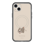 スリムプロテクションプレミアムケース with MagSafe［ BUDOG - ベージュ ］