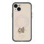 スリムプロテクションプレミアムケース with MagSafe［ BUDOG - ベージュ ］