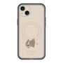 スリムプロテクションプレミアムケース with MagSafe［ BUDOG - ベージュ ］