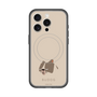 スリムプロテクションプレミアムケース with MagSafe［ BUDOG - ベージュ ］