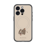 スリムプロテクションプレミアムケース with MagSafe［ BUDOG - ベージュ ］
