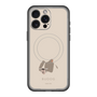 スリムプロテクションプレミアムケース with MagSafe［ BUDOG - ベージュ ］
