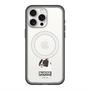 スリムプロテクションプレミアムケース with MagSafe［ BUDOG - モノクロ ］