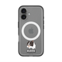 スリムプロテクションプレミアムケース with MagSafe［ BUDOG - モノクロ ］