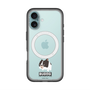 スリムプロテクションプレミアムケース with MagSafe［ BUDOG - モノクロ ］