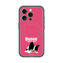スリムプロテクションプレミアムケース with MagSafe［ BUDOG - ピンク ］