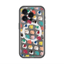 スリムプロテクションプレミアムケース with MagSafe［ BUDOG - 総柄 ］