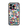 スリムプロテクションプレミアムケース with MagSafe［ BUDOG - 総柄 ］