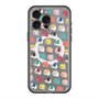 スリムプロテクションプレミアムケース with MagSafe［ BUDOG - 総柄 ］