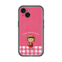 スリムプロテクションプレミアムケース with MagSafe［ ちびまる子ちゃん - ピンクチェック ］