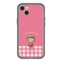 スリムプロテクションプレミアムケース with MagSafe［ ちびまる子ちゃん - ピンクチェック ］