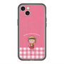 スリムプロテクションプレミアムケース with MagSafe［ ちびまる子ちゃん - ピンクチェック ］