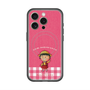 スリムプロテクションプレミアムケース with MagSafe［ ちびまる子ちゃん - ピンクチェック ］