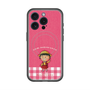 スリムプロテクションプレミアムケース with MagSafe［ ちびまる子ちゃん - ピンクチェック ］