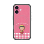 スリムプロテクションプレミアムケース with MagSafe［ ちびまる子ちゃん - ピンクチェック ］